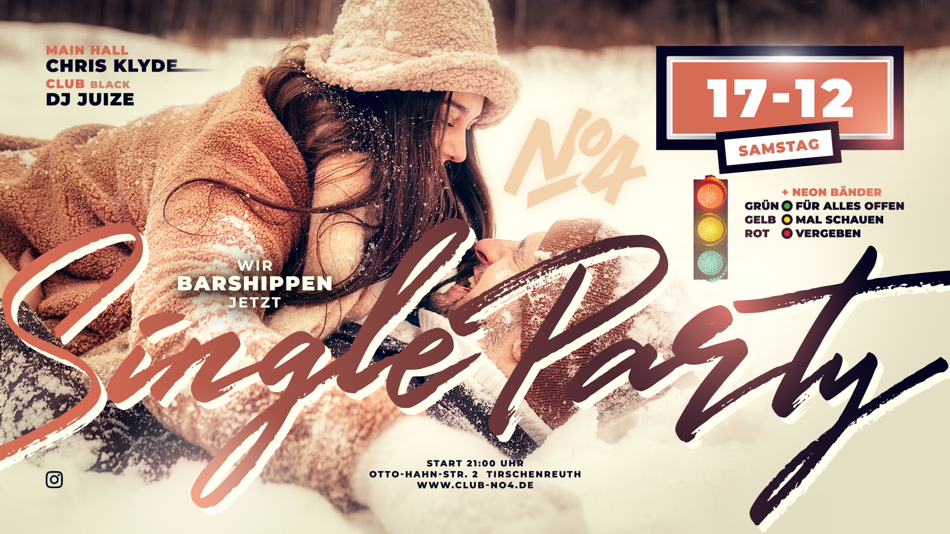 Single Party 17.12.2022 - Discothek No4 Tirschenreuth