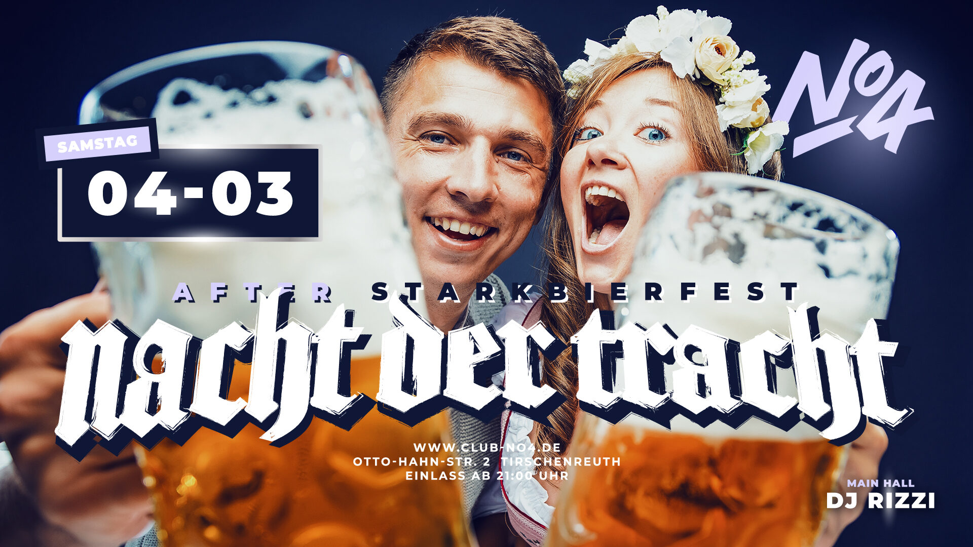 Nacht der Tracht - Starkbierfest im Club No4
