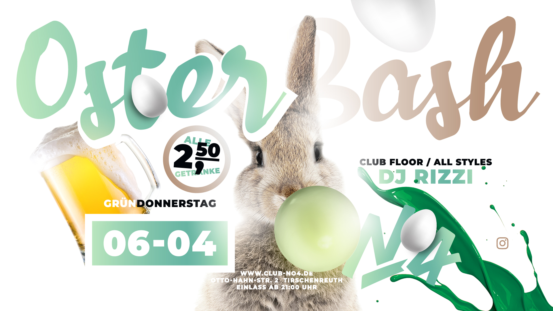 Gründonnerstagsbash Club No4