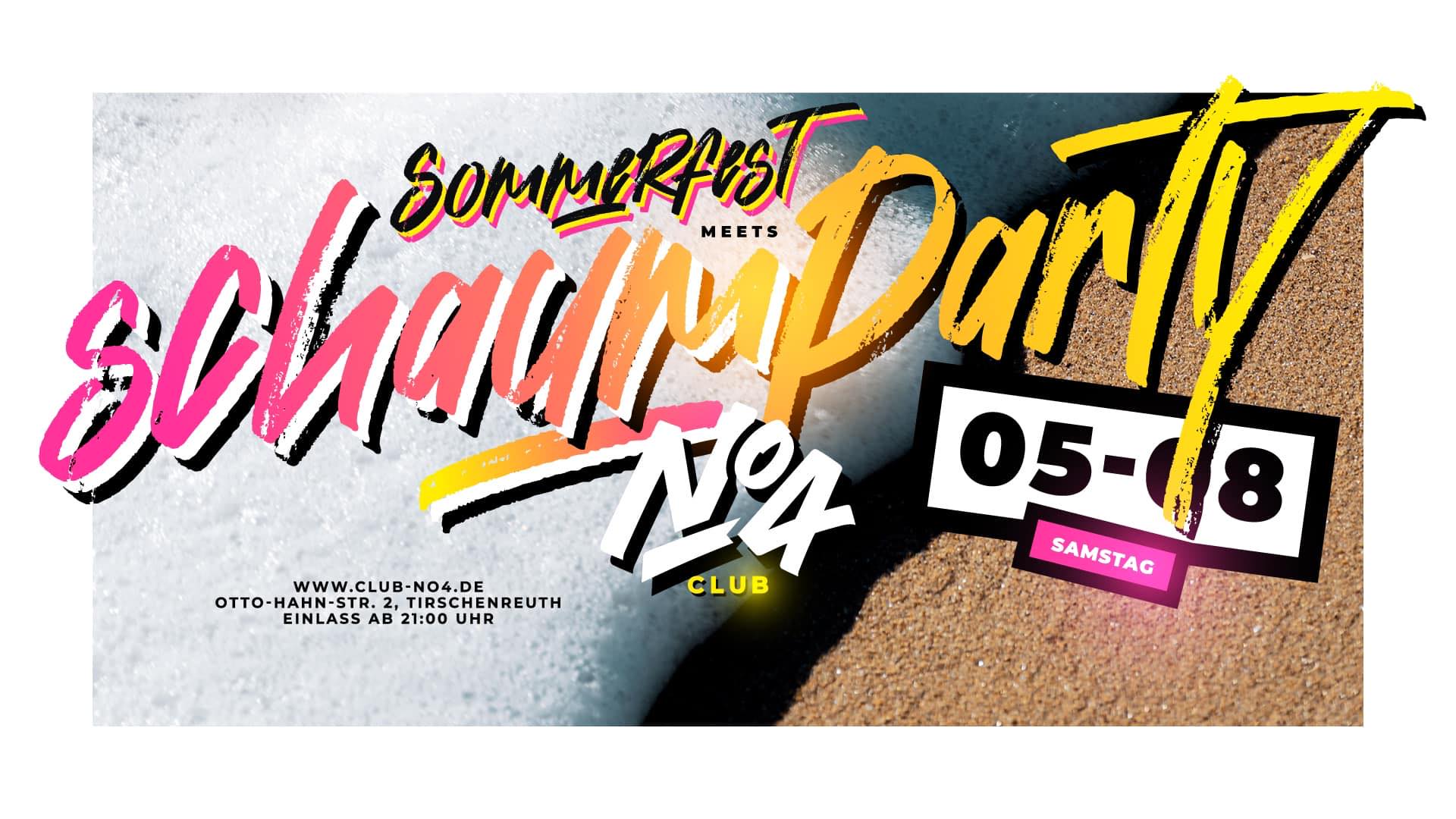 Sommerfest meets Schaumparty