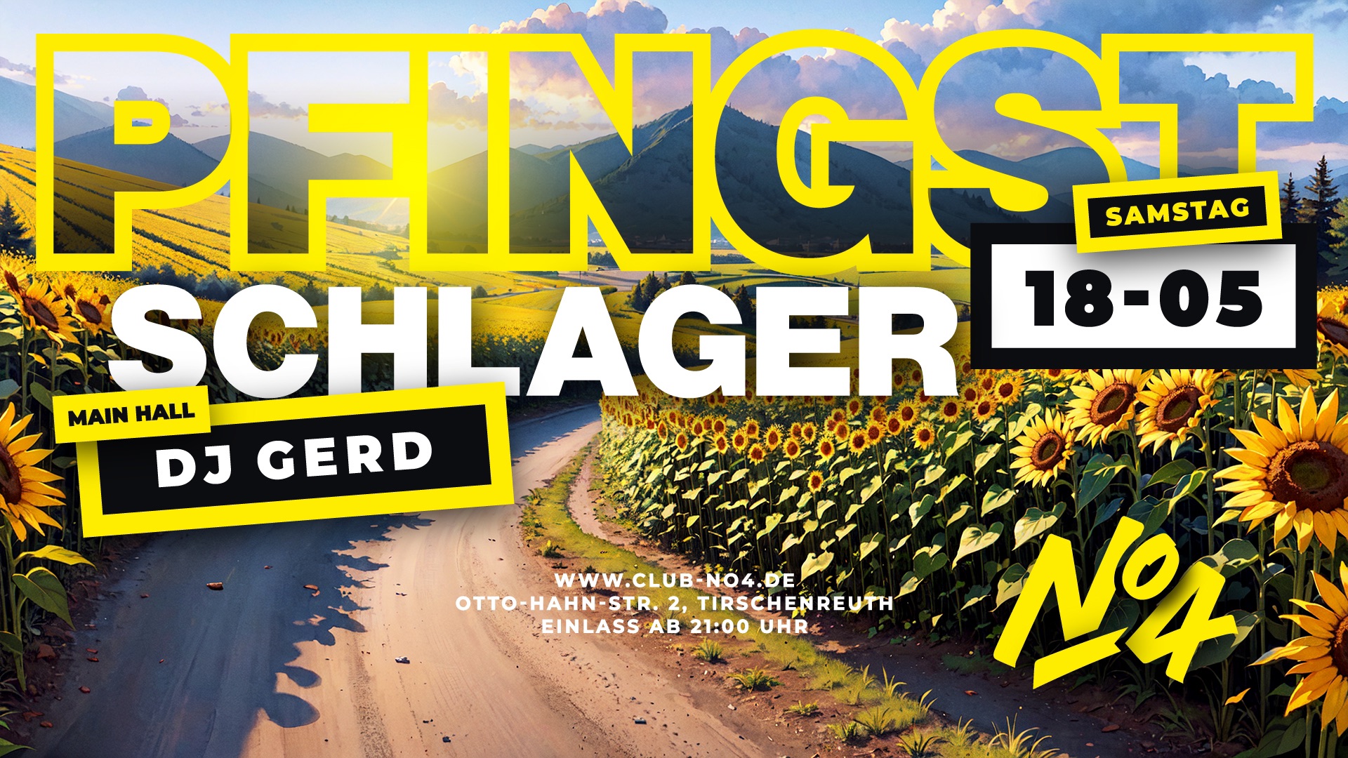 Pfingstschlagerparty im Club No4